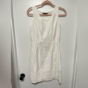 Tommy Hilfiger White Knee Length Sleeveless Dress 2